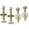 Plumb Pak Plumb Pak Toilet Bolts Set Plated Brass For Universal PP835-16 - alternate 1
